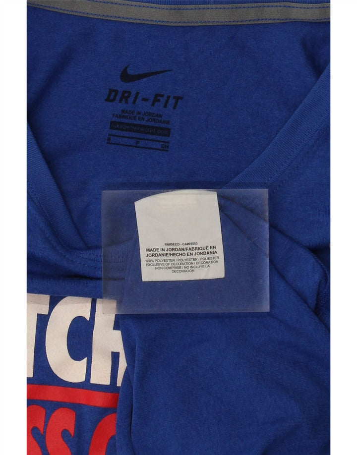 Nike Ženska Hutchinson majica dugih rukava UK 10 Mali plavi poliester