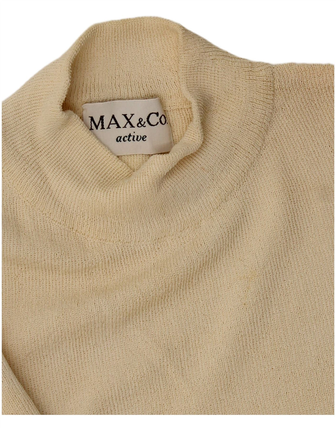 Max & Co. Ženski džemper s kornjačastim ovratnikom UK 12 srednje bijele boje