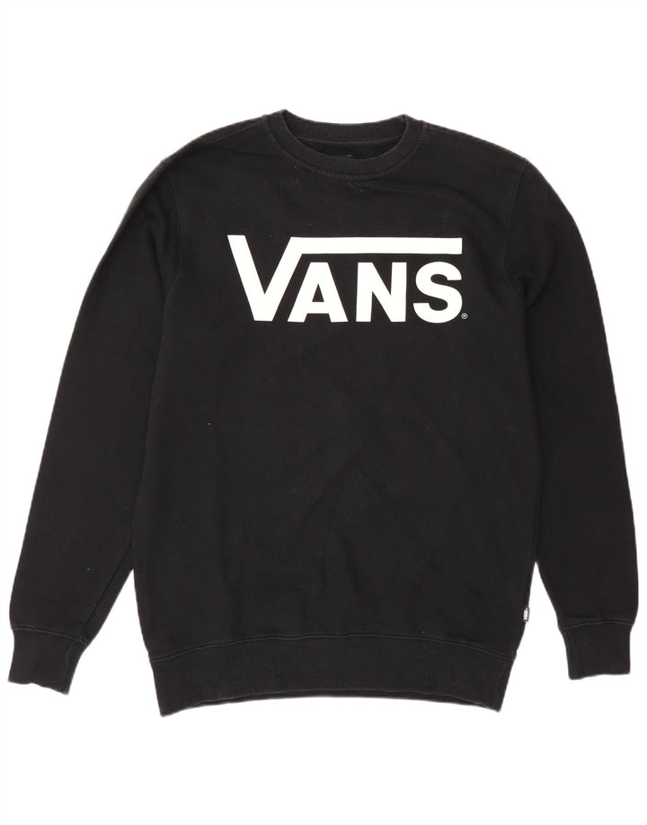 Vans muška majica s grafičkim motivima, mala, crna pamučna