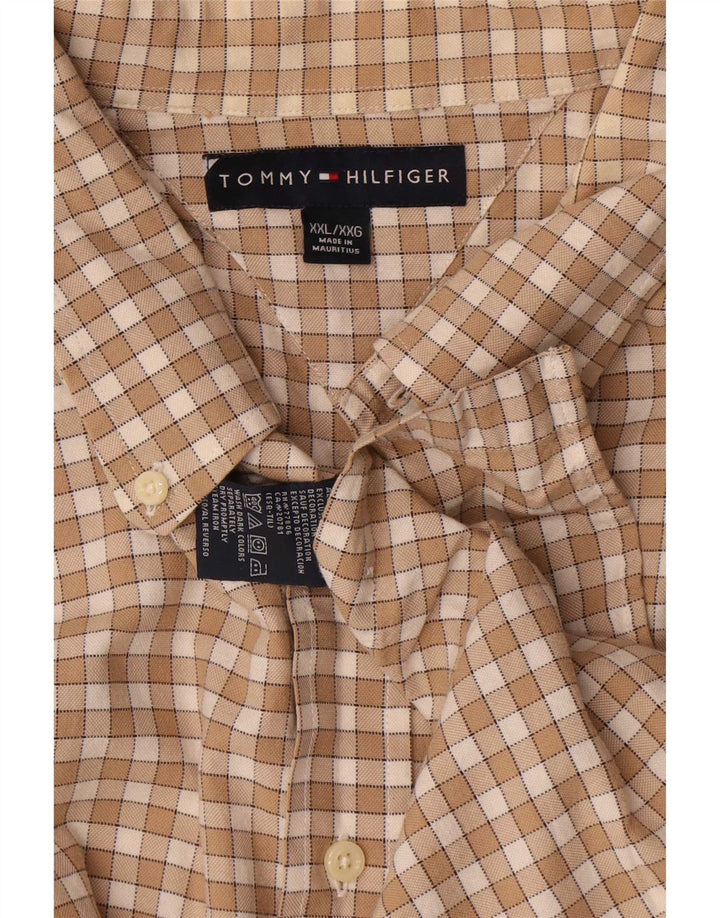 Tommy Hilfiger muška košulja 2XL bež karirani pamuk