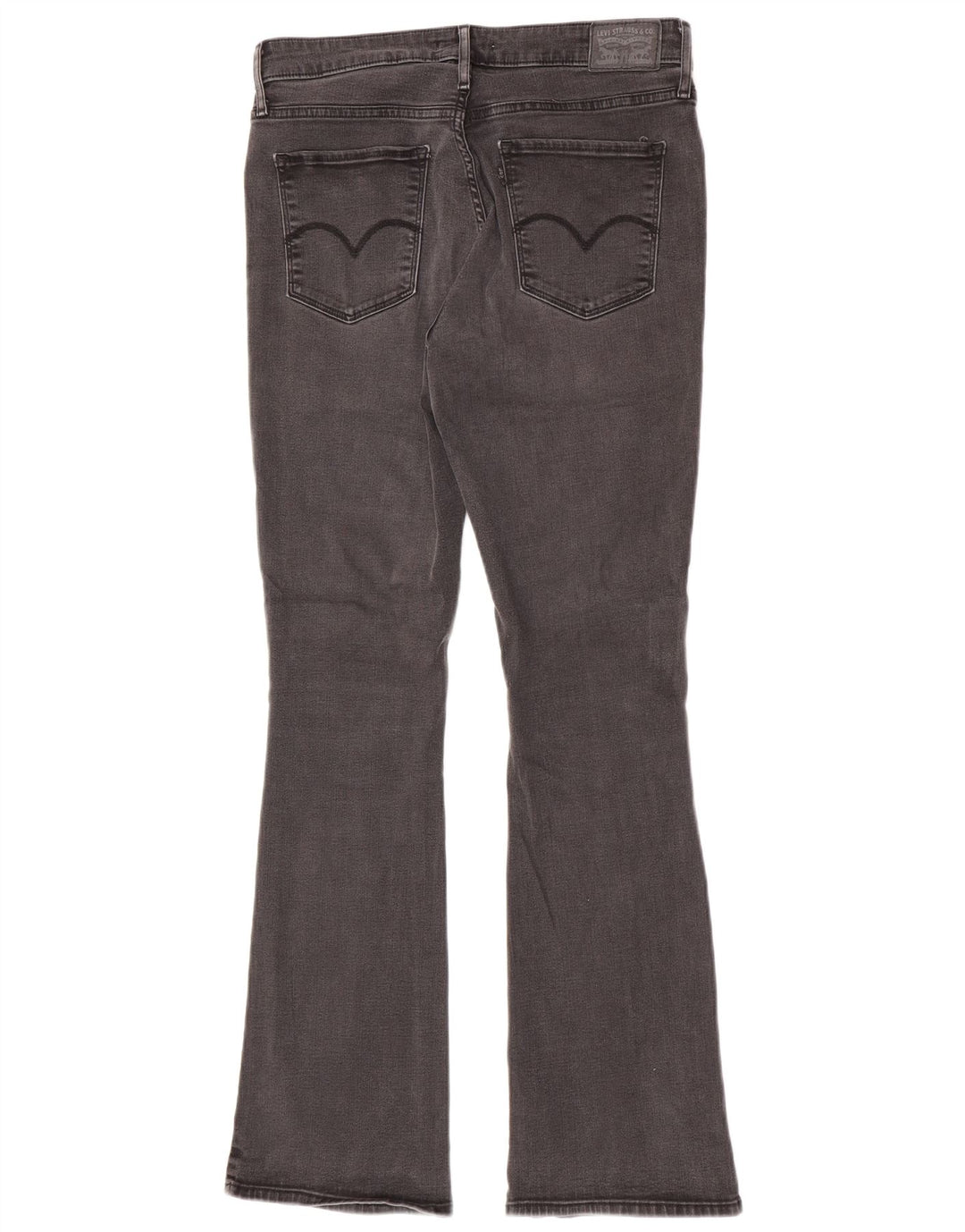 Levi's ženske 725 traperice visokog struka W32 L32 sivi pamuk
