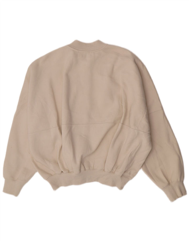 Zara ženska gornja jakna prevelike trenirke UK 16 Large Beige