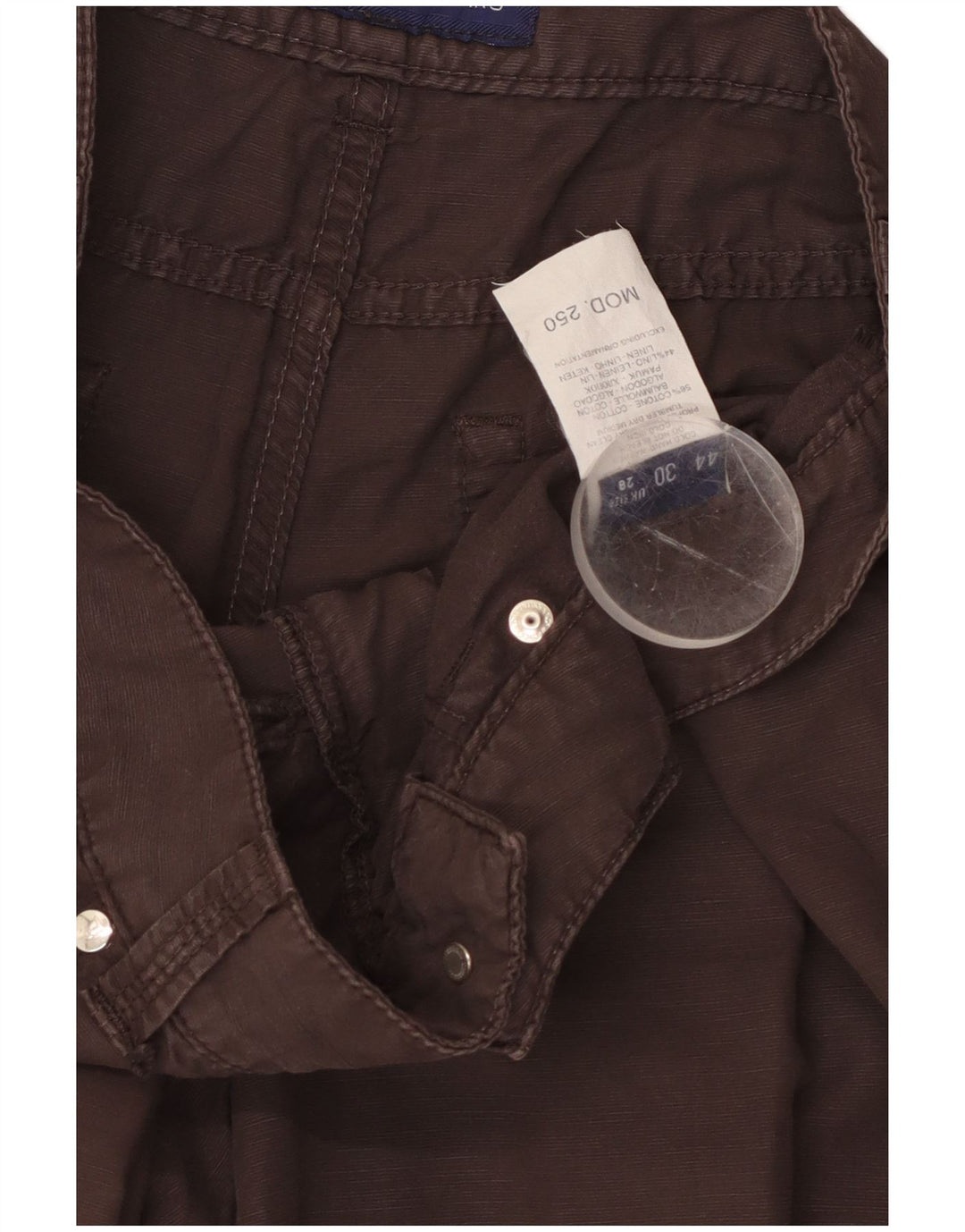 TRUSSARDI Muške bermude W28 male smeđe pamuk