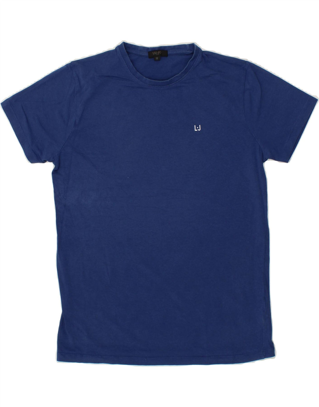 LIU JO Mens T-Shirt Top Medium Blue Cotton Vintage Liu Jo and Second-Hand Liu Jo from Messina Hembry 