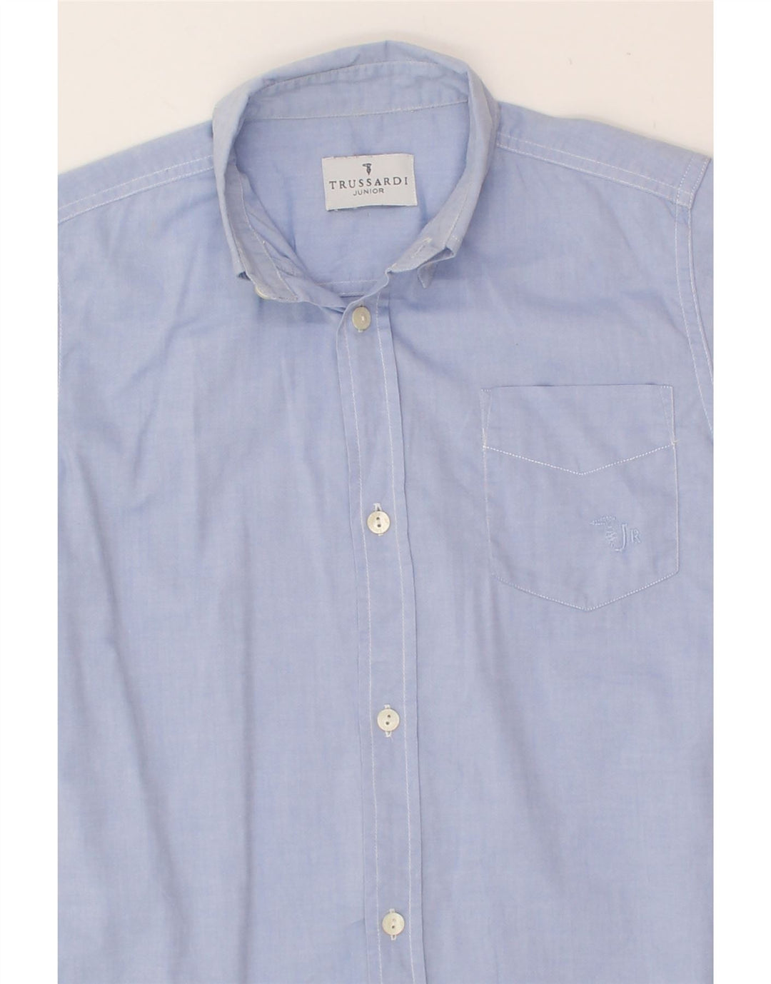 TRUSSARDI Boys Shirt 4-5 Years Blue Vintage Trussardi and Second-Hand Trussardi from Messina Hembry 