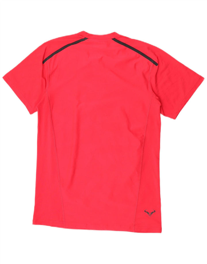 NIKE Muška Dri Fit majica kratkih rukava, mali ružičasti poliester