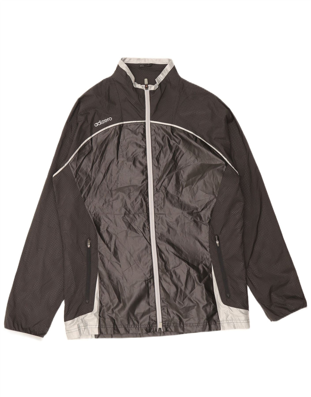 Adidas muška kišna jakna UK 42 XL crni poliester u boji