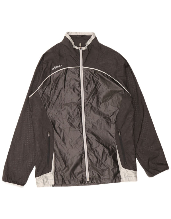 Adidas muška kišna jakna UK 42 XL crni poliester u boji