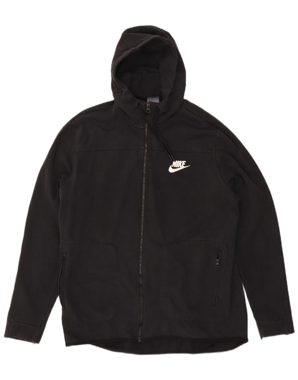 Nike muški pulover s kapuljačom XL crni pamuk