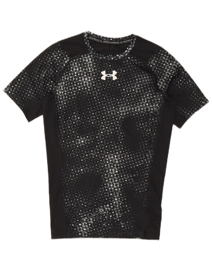 Under Armour ženska majica kratkih rukava s grafičkim motivima UK 12 srednji crni poliester