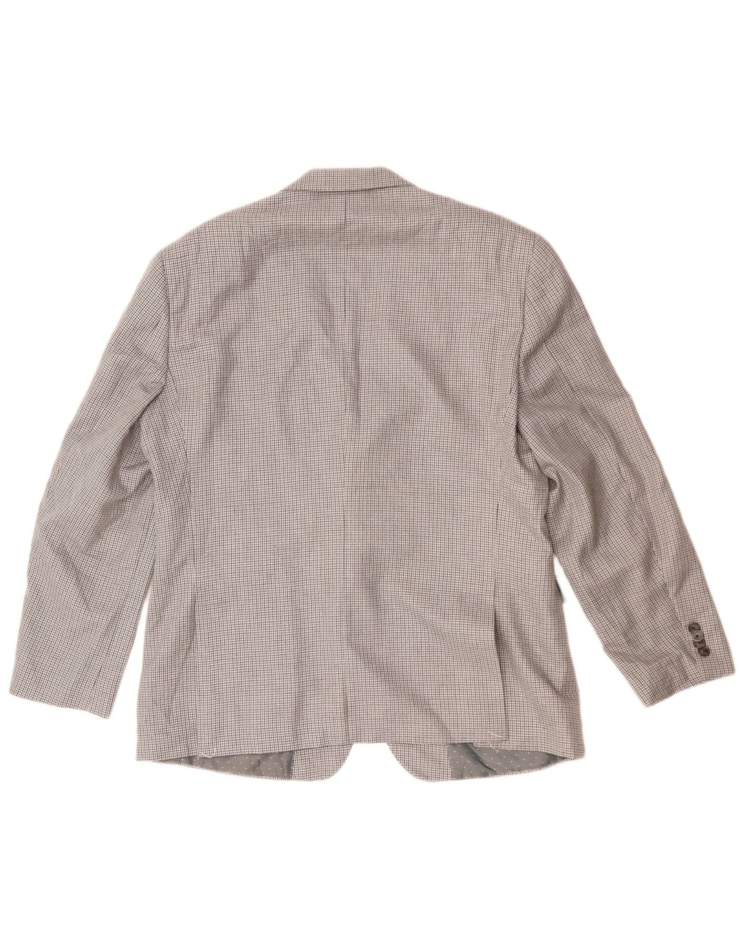 Tommy Hilfiger muška jakna sa 2 gumba US 42 XL sivi karirani poliester