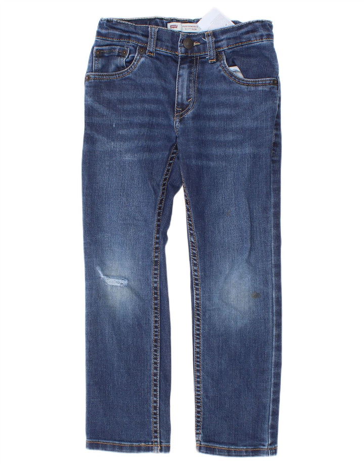 Levi's Boys ravne traperice 5-6 godina W22 L20 plavi pamuk