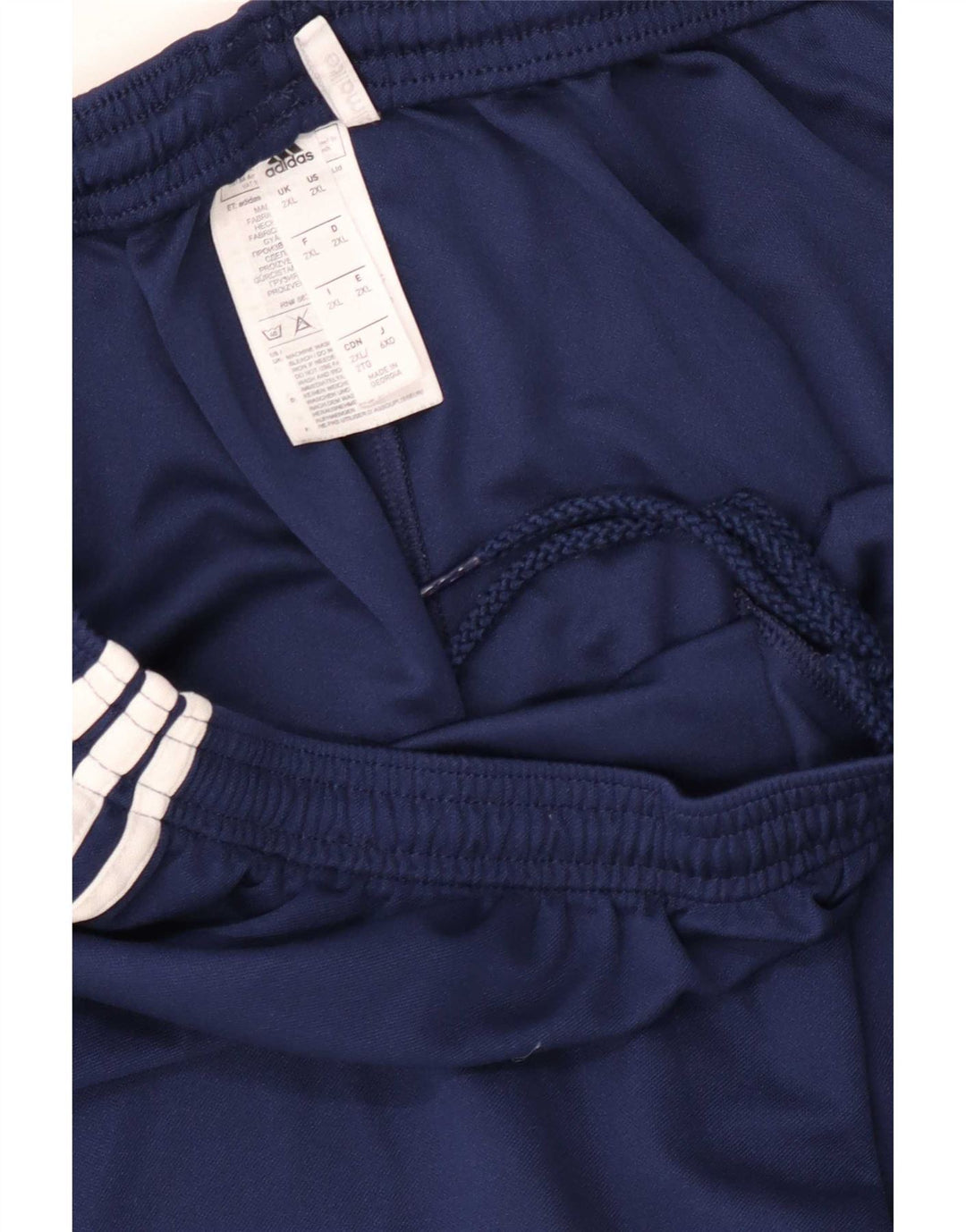 Adidas muške sportske kratke hlače Climalite 2XL tamnoplavi poliester