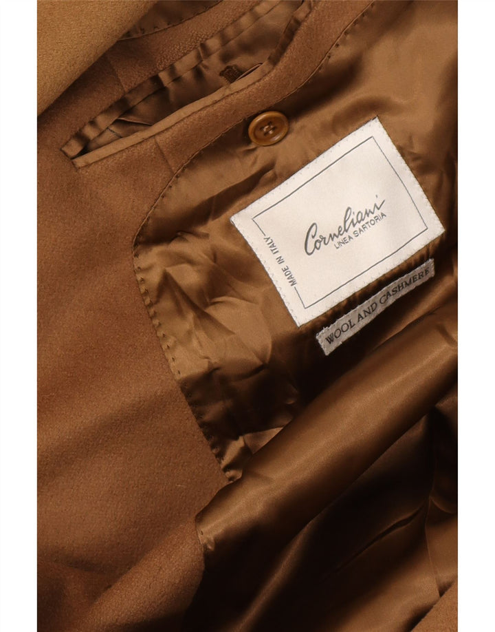 Corneliani muški kaput IT 50 Large Brown Wool