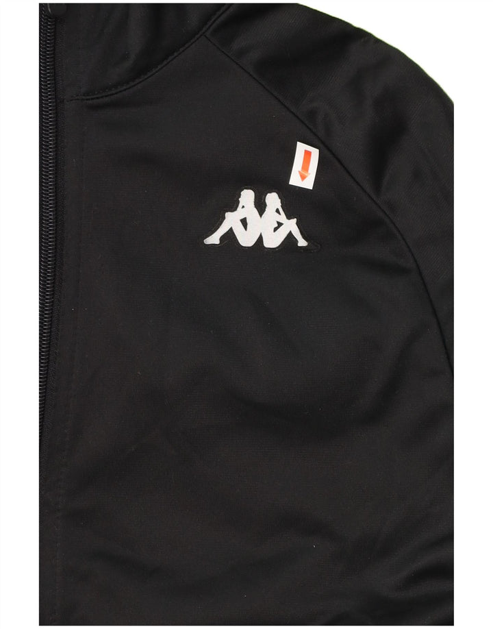 KAPPA Boys Graphic Puna trenirka 15-16 godina crna poliester u boji