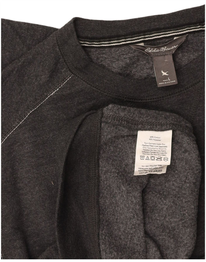 EDDIE BAUER Muška majica s kratkim rukavima Veliki sivi pamuk