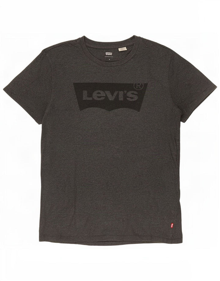 Levi's muška majica kratkih rukava s grafičkim motivima, mali sivi flekasti pamuk