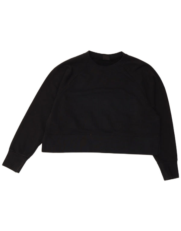 Nike Ženski Dri Fit Graphic Oversized Sweatshirt Jumper UK 14 Srednje crna
