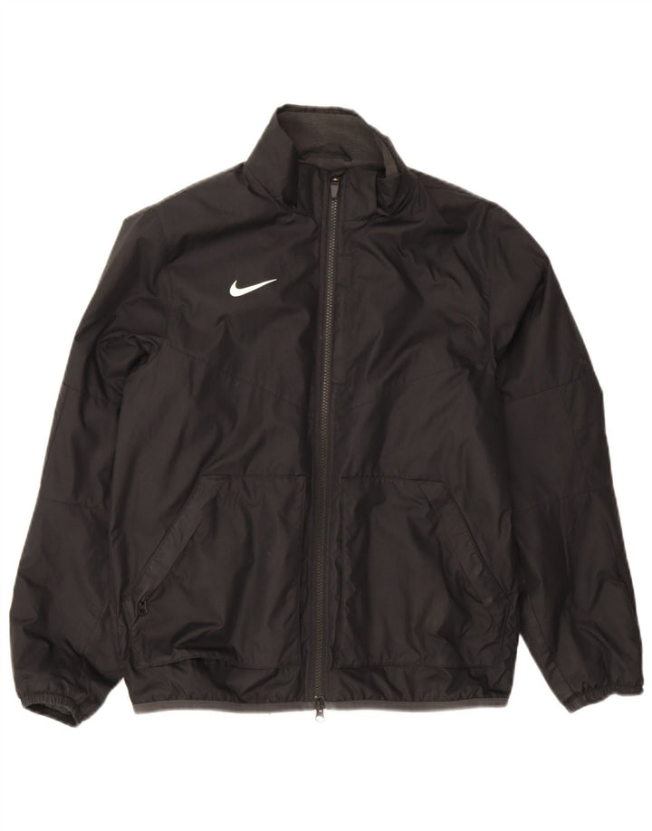 Nike Boys vjetrovka jakna 12-13 godina veliki crni poliester