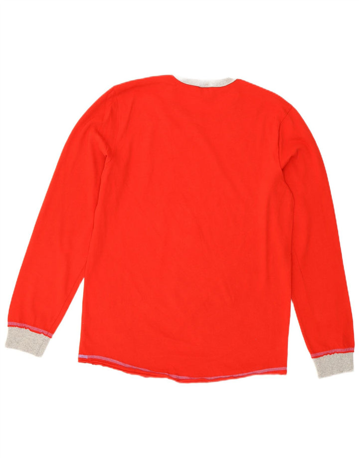 BENETTON Ženska majica dugih rukava Peanuts Graphic UK 14 Srednje crvena Cartoon