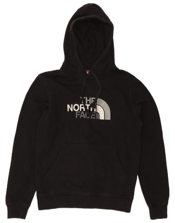 The North Face Mens Graphic Hoodie Jumper Medium Black Cotton