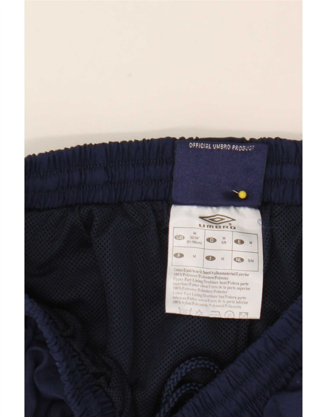 Umbro muške trenirke Hlače Joggers Srednji tamnoplavi najlon