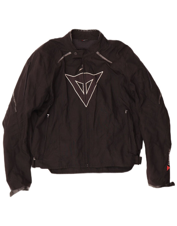 DAINESE muška grafička trkačka jakna EU 56 XL crni najlon