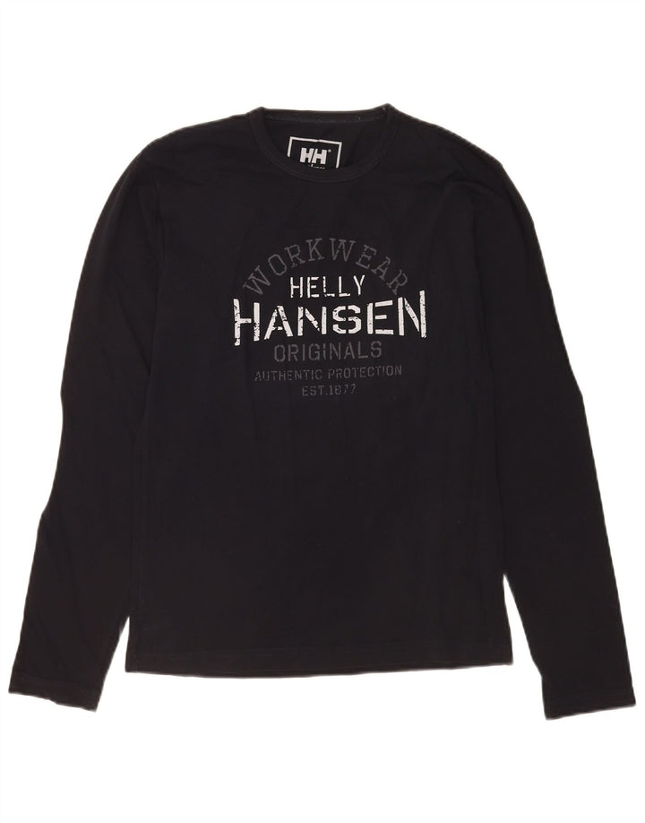 Helly Hansen muška majica dugih rukava s grafikama, mala crna
