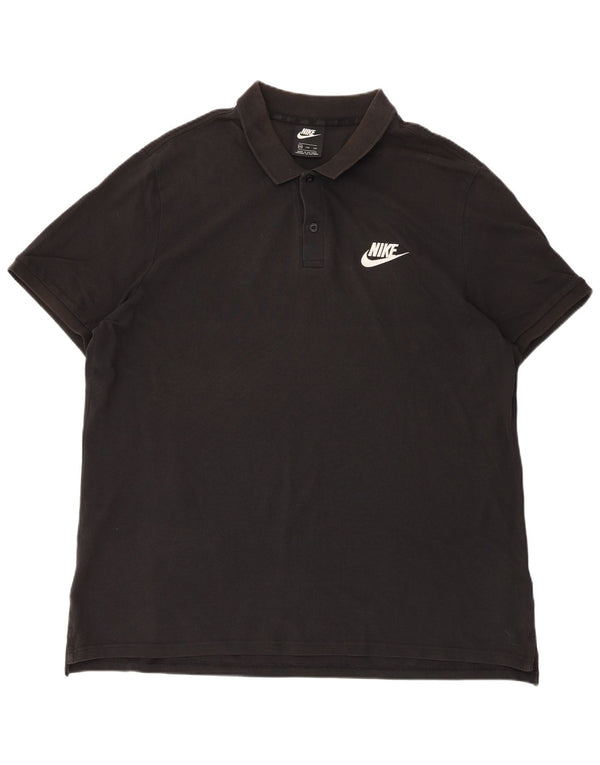Nike muška polo majica 2XL crni pamuk