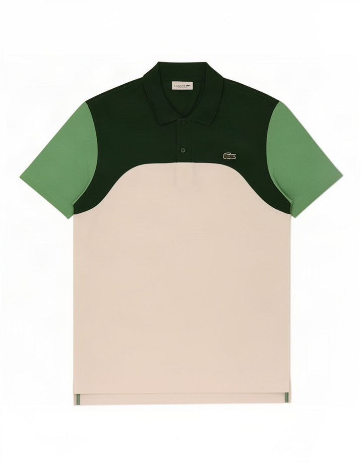 Lacoste muška polo majica standardnog kroja srednje zelene boje