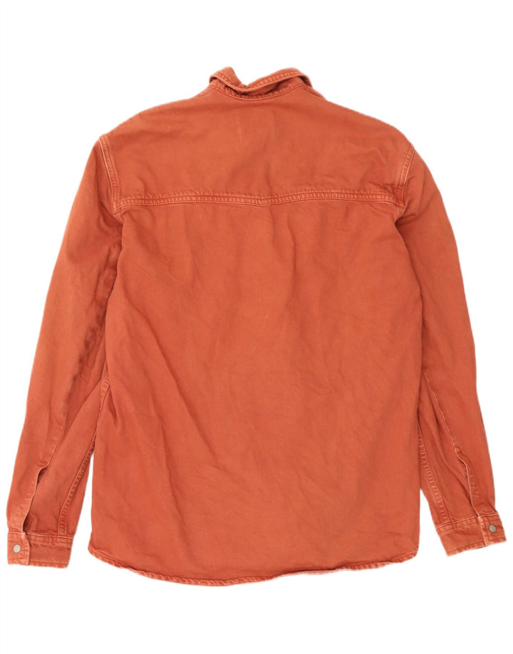 Jack & Jones muška traper košulja mala smeđa pamučna