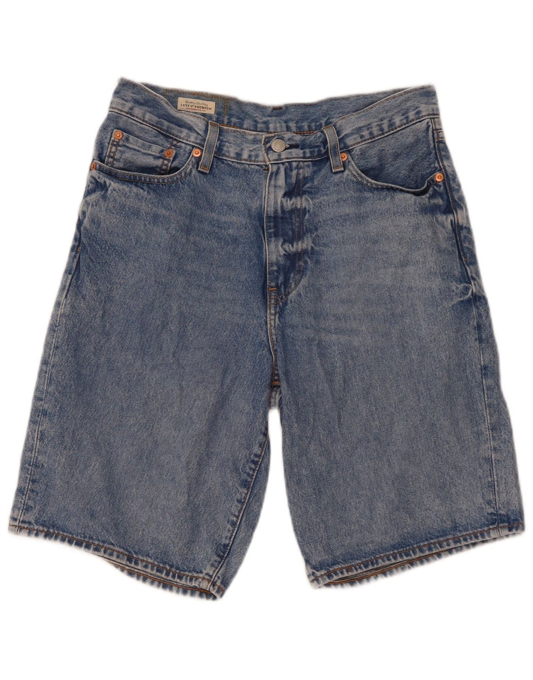 Levi's muške traper kratke hlače W30 srednje plavi pamuk