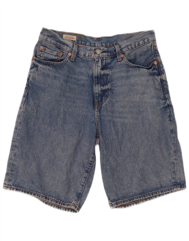 Levi's muške traper kratke hlače W30 srednje plavi pamuk