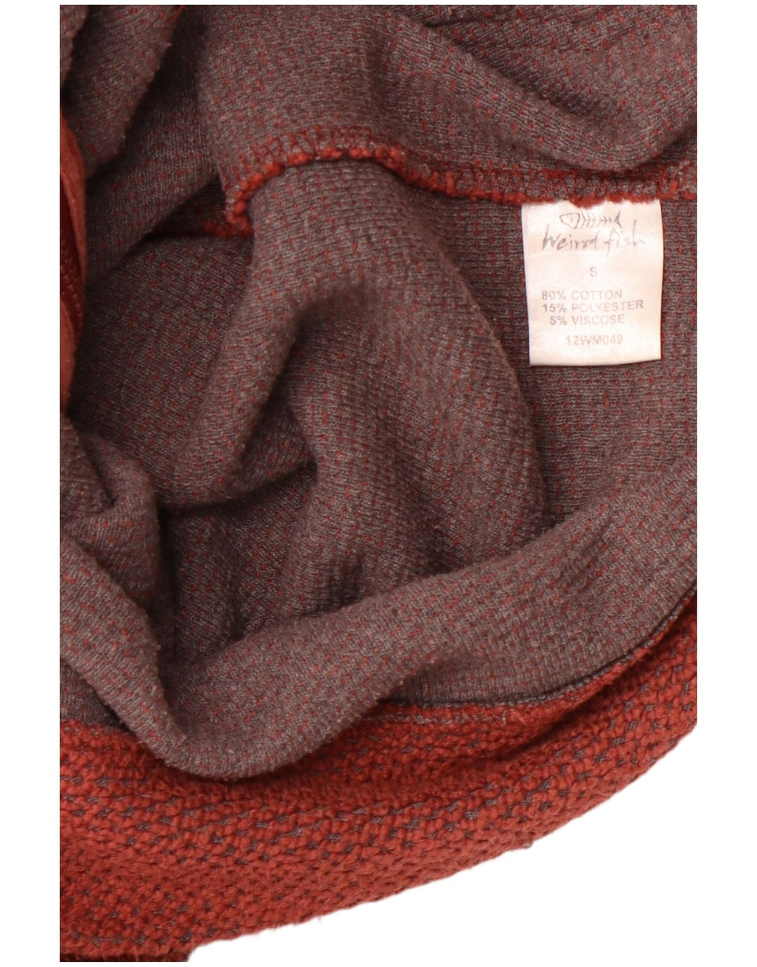 WEIRD FISH Muška trenirka Gornja jakna Mala crvena pamučna