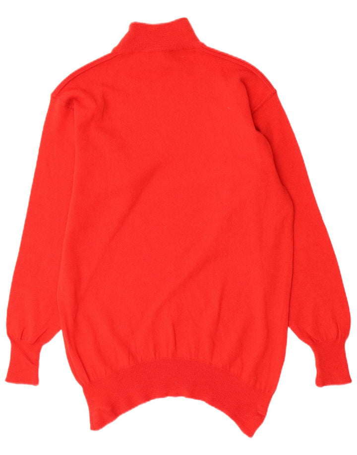 AVON CELLI Ženski džemper s kornjačičastim izrezom EU 40 srednje crvene vune