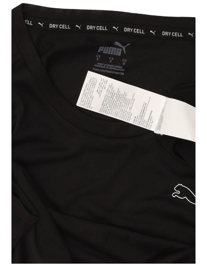 PUMA muška majica kratkih rukava, mali crni poliester