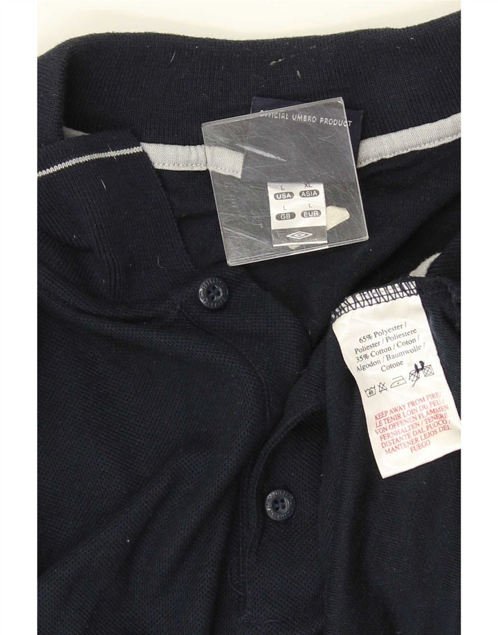 Umbro muška polo majica velika tamnoplava poliester