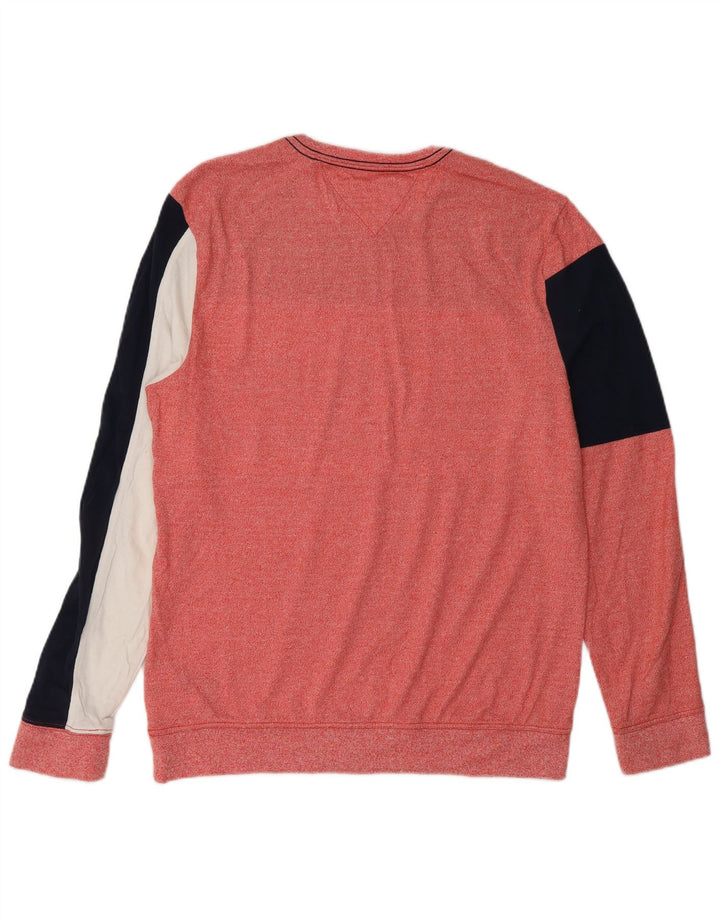 TOMMY HILFIGER Ženska majica s kratkim rukavima UK 14 srednje crvene boje