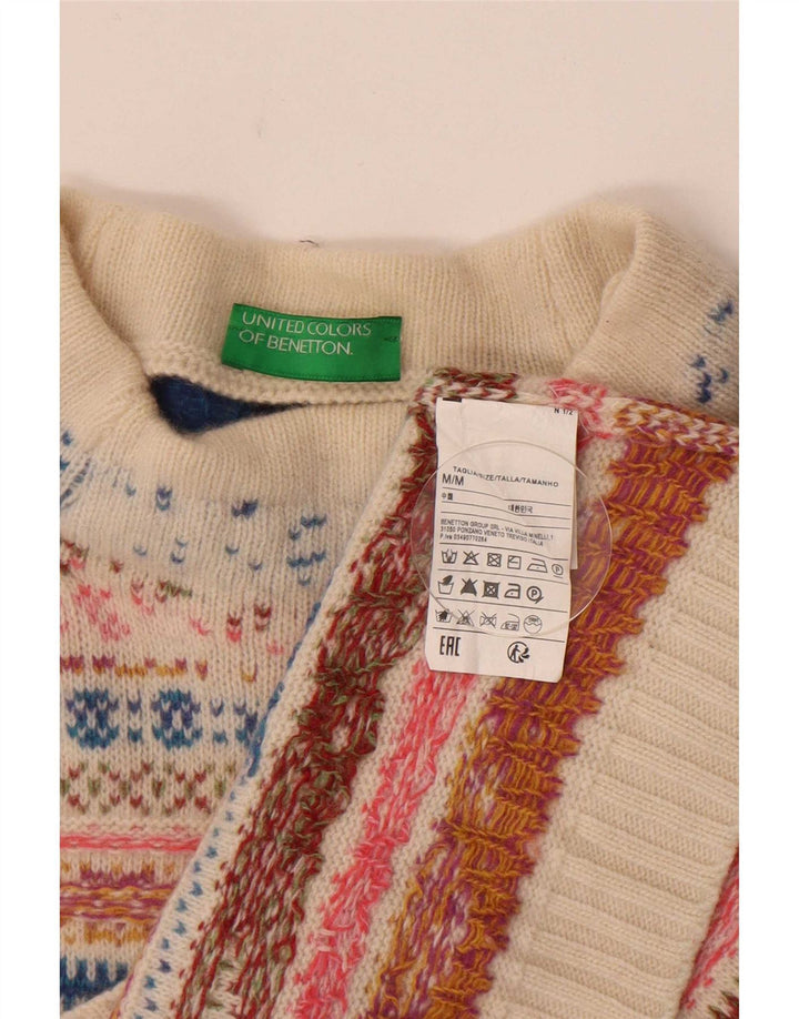 Benetton ženski džemper s kornjačičastim ovratnikom UK 14 srednje višebojan
