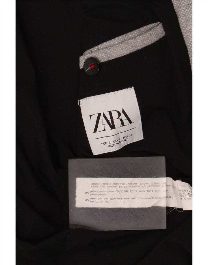 Zara muška jakna sa 2 gumba UK 36 mali sivi poliester