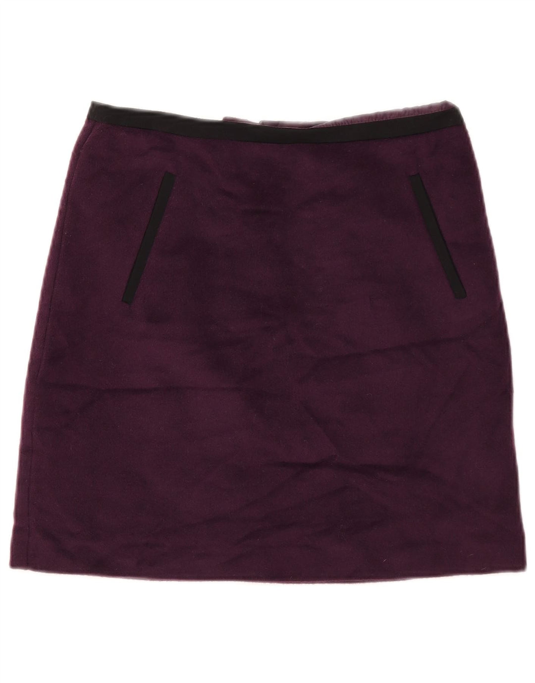 MARKS & SPENCER Ženska mini suknja UK 10 Mala W28 ljubičasti poliester