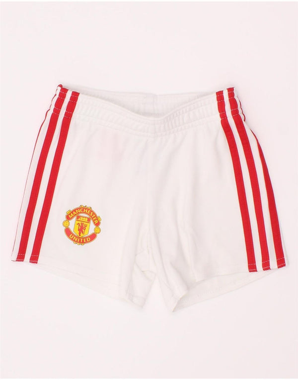 Adidas Baby Boys Manchester United sportske kratke hlače 6-9 mjeseci bijeli poliester