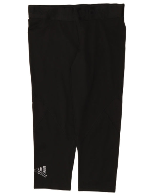 Adidas ženske Climacool Graphic Capri tajice UK 12/14 srednje crne