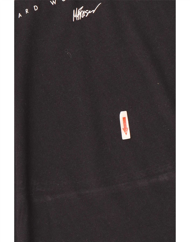 Nike Dri Fit Graphic T-Shirt Top srednje crni pamuk