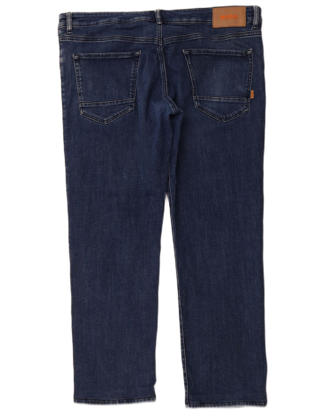 HUGO BOSS Muške ravne traperice W40 L29 plavi pamuk