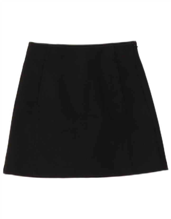 Zara ženska mini suknja XS W24 crni poliester