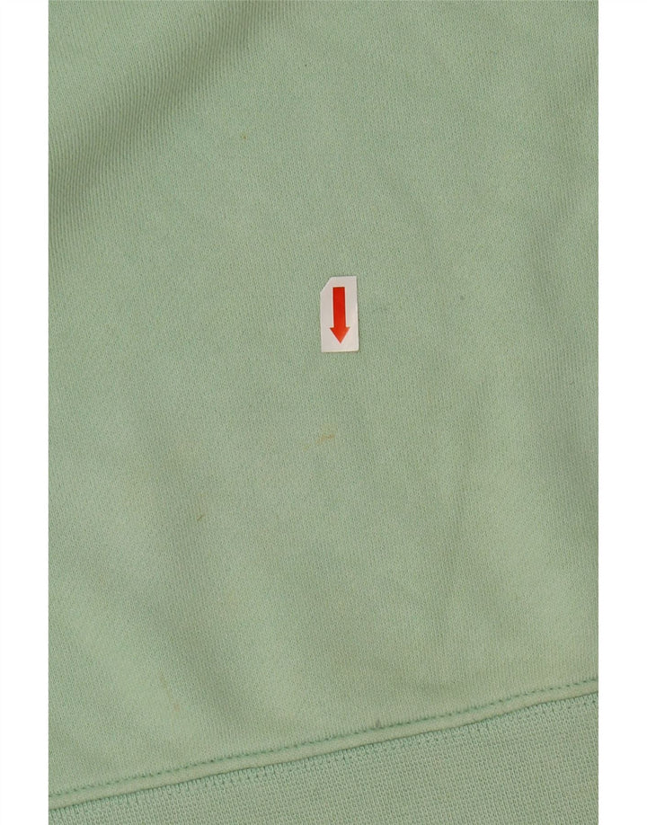 ADIDAS ženska prevelika majica s kapuljačom UK 8 Mali zeleni pamuk