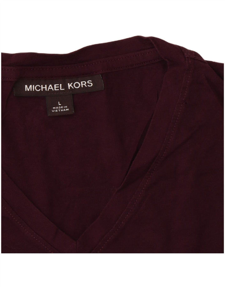 MICHAEL KORS Muška majica kratkih rukava Velika bordo