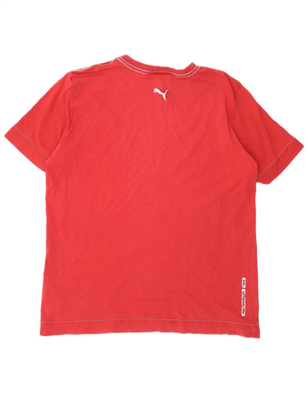 Puma muška grafička majica srednje crvene boje