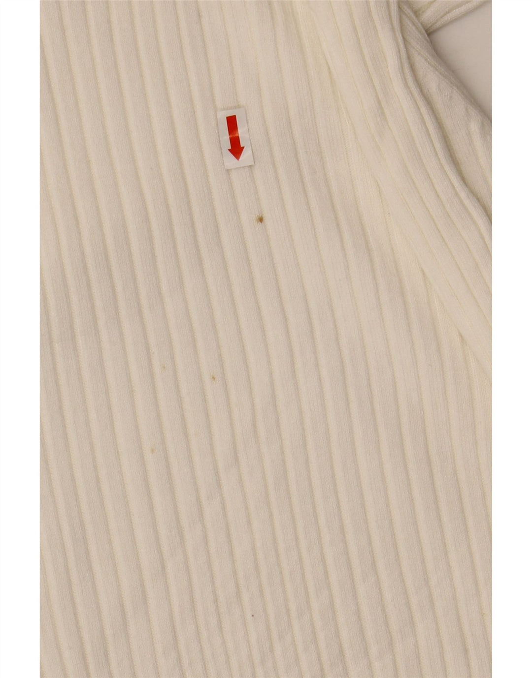 ZARA Womens Crop Roll Neck Jumper Sweater UK 10 Small White Viscose